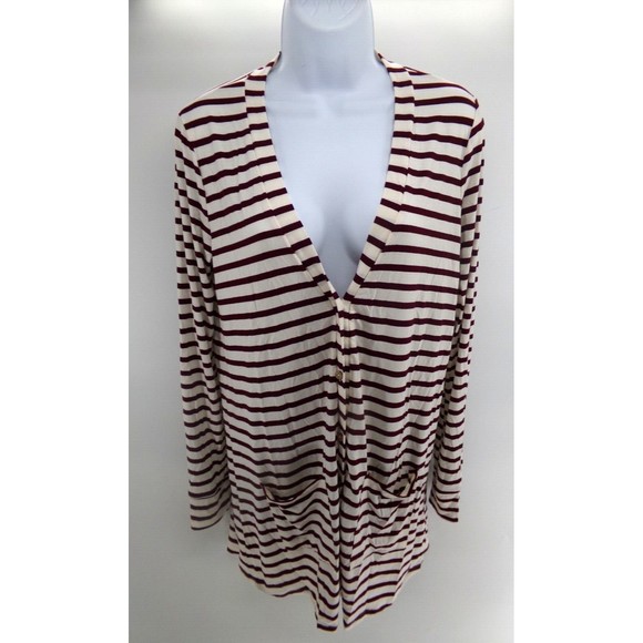 Agnes & Dora favorite cardi Size Small striped button down - Picture 2 of 11